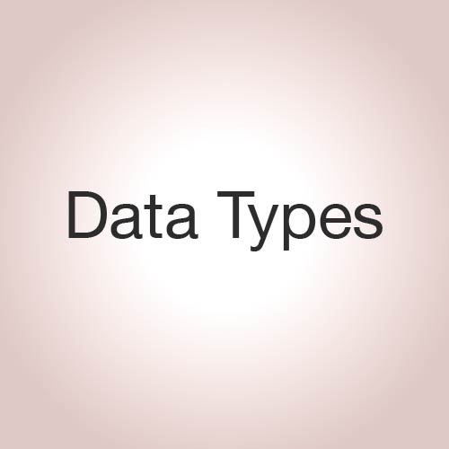 Data Types In&nbsp;SQL