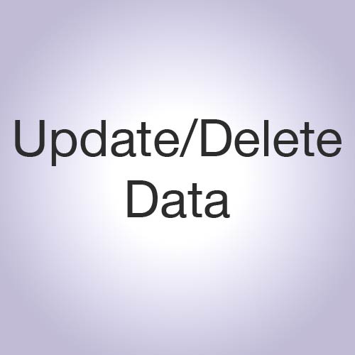 Updating And Deleting Data From A&nbsp;Table